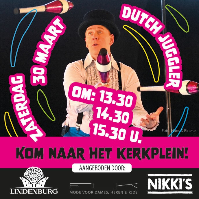 Aanstaande zaterdag gezelligheid in het centrum van Dalfsen