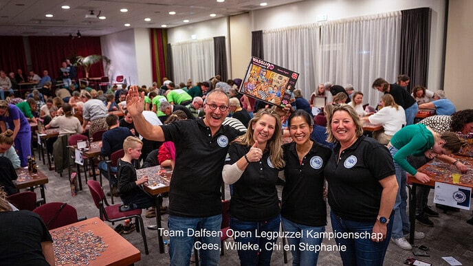 Dalfsen heeft nu ook een Open Legpuzzel Kampioenschap - Foto: Eigen geleverde foto