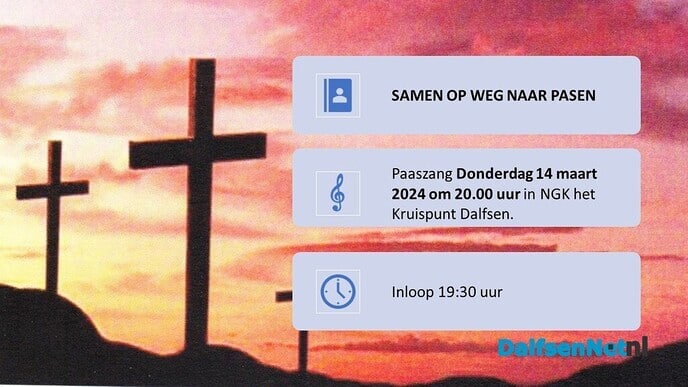 Samen op weg naar Pasen - Foto: Ingezonden foto
