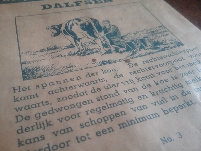 Jaarverslag 1944 van de Melkfabriek te Dalfsen - Foto: Ingezonden foto
