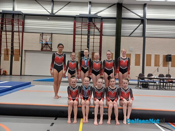 Podiumplaatsen voor turnsters gym vereniging - Foto: Ingezonden foto
