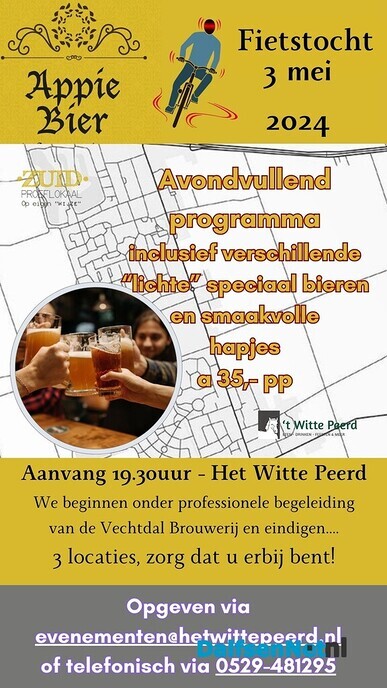 Appie Biertocht 3 mei in Nieuwleusen - Foto: Ingezonden foto