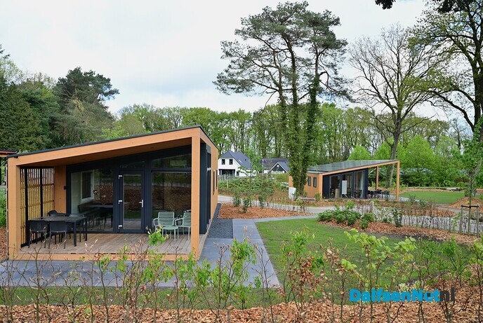 De laatste fase voor de opening Lodgepark ´t Vechtdal - Foto: Johan Bokma