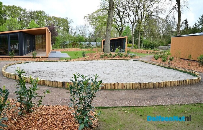 De laatste fase voor de opening Lodgepark ´t Vechtdal - Foto: Johan Bokma