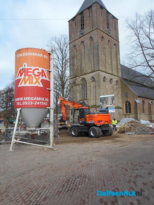Voortgang werk aan de klimaatstraat (nieuw)