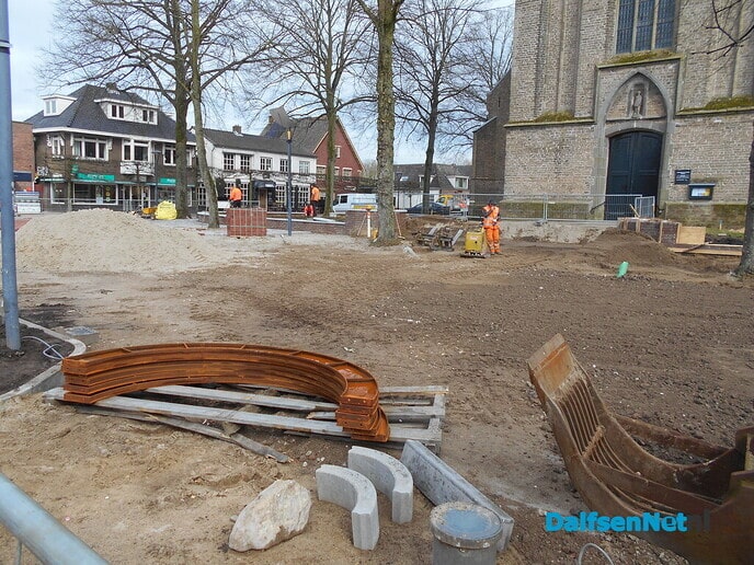 Voortgang werk aan de klimaatstraat (nieuw)