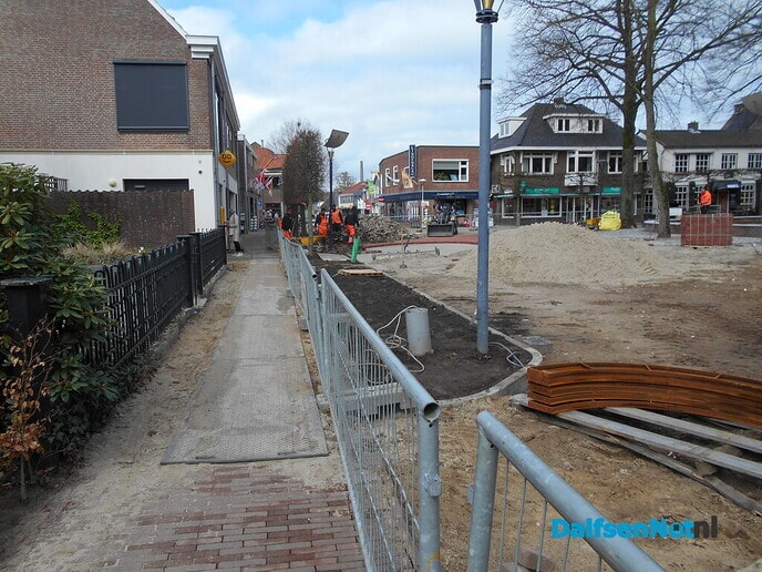 Voortgang werk aan de klimaatstraat (nieuw)