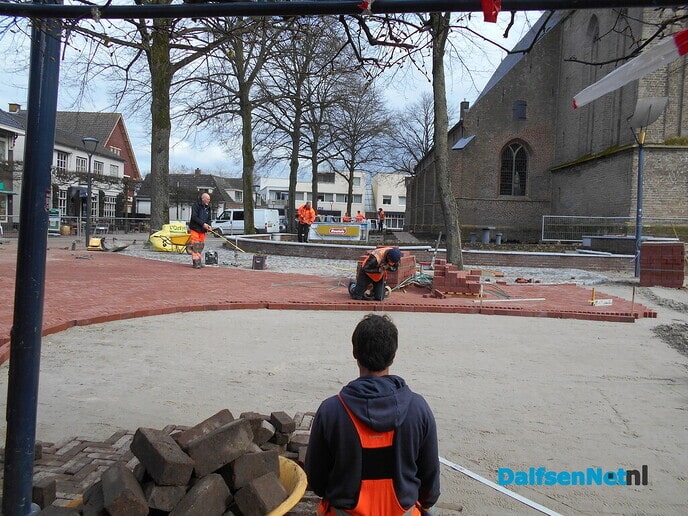 Voortgang werk aan de klimaatstraat (nieuw)