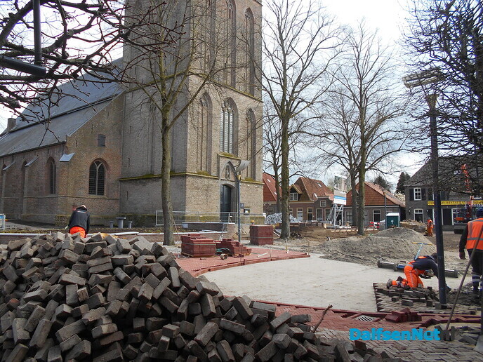 Voortgang werk aan de klimaatstraat (nieuw)