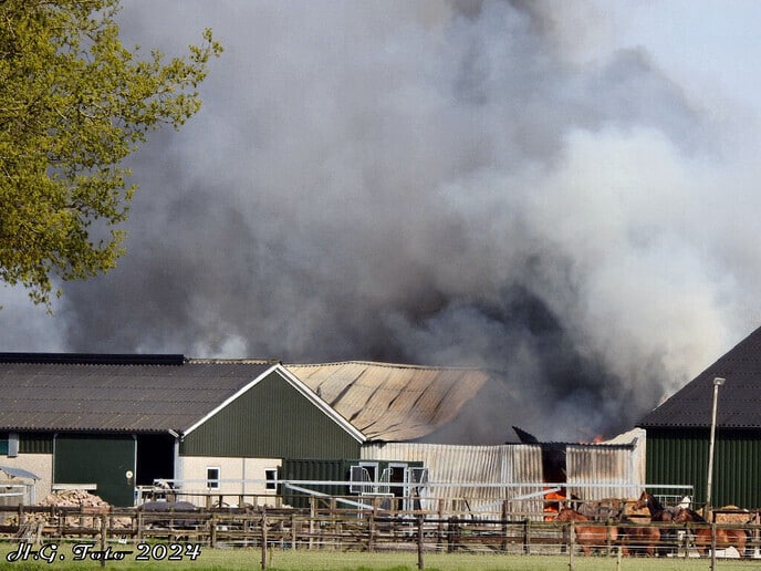 Grote schuurbrand Lemele