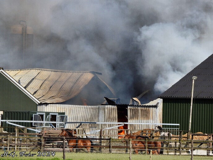 Grote schuurbrand Lemele