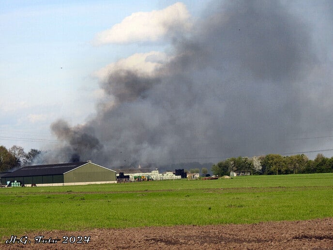 Grote schuurbrand Lemele