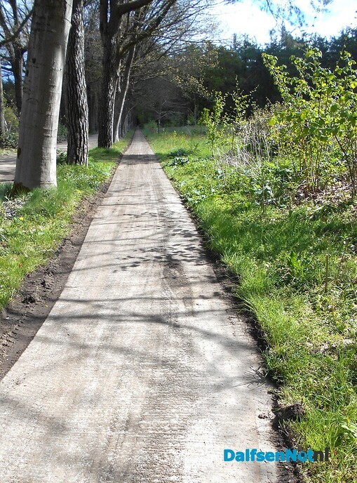 Mooi opgeschoond fietspad