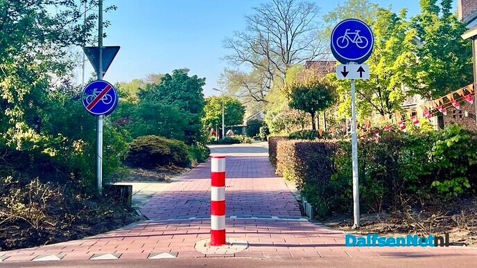 Het kortste fietspad van Nederland - Foto: Ingezonden foto