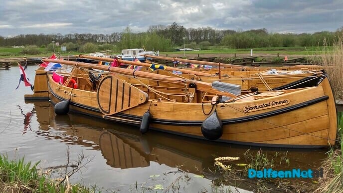 Drie Vechtzompen in Dalfser haven - Foto: Paul Scholten