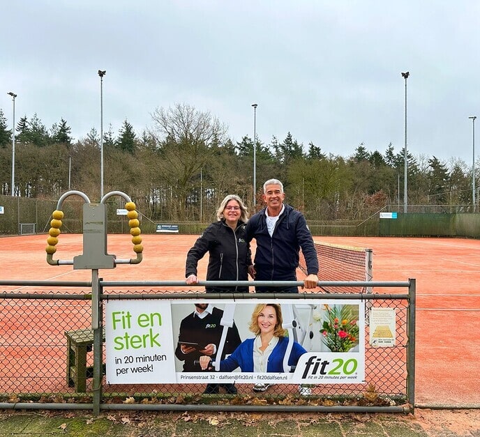 fit20 Dalfsen sponsor bij Dalfser Lawn Tennis & Padel Club Gerner