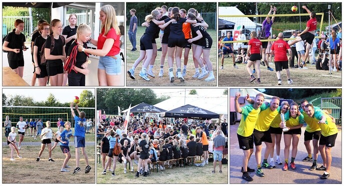 Het grootste volleybaltoernooi in de wijde omtrek - Foto: Hans Heerink