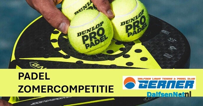 Padel Zomercompetitie - Foto: Ingezonden foto