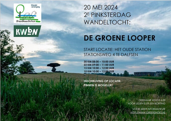 2e Pinksterdag wandelevenement “De Groene Looper” - Foto: Ingezonden foto