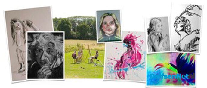 Tekenen en Schilderen,  12+atelier Dalfsen - Foto: Ingezonden foto