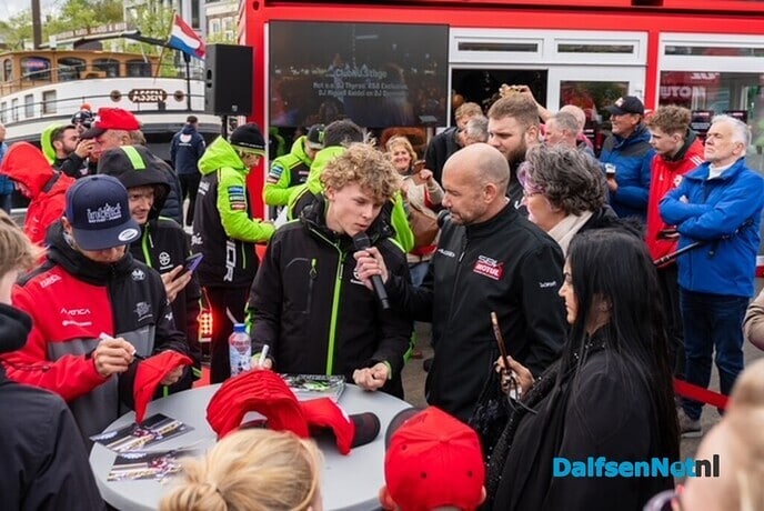 WK podium Loris Veneman in Assen - Foto: Ingezonden foto