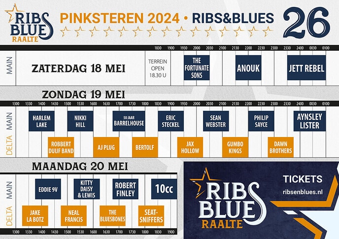 Dit weekend tijdens Ribs & Blues de Rock musical ‘Old man on the frontporch’