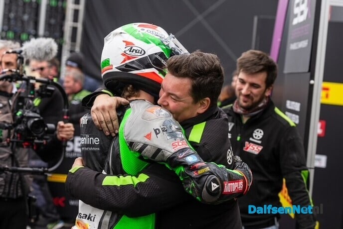WK podium Loris Veneman in Assen - Foto: Ingezonden foto