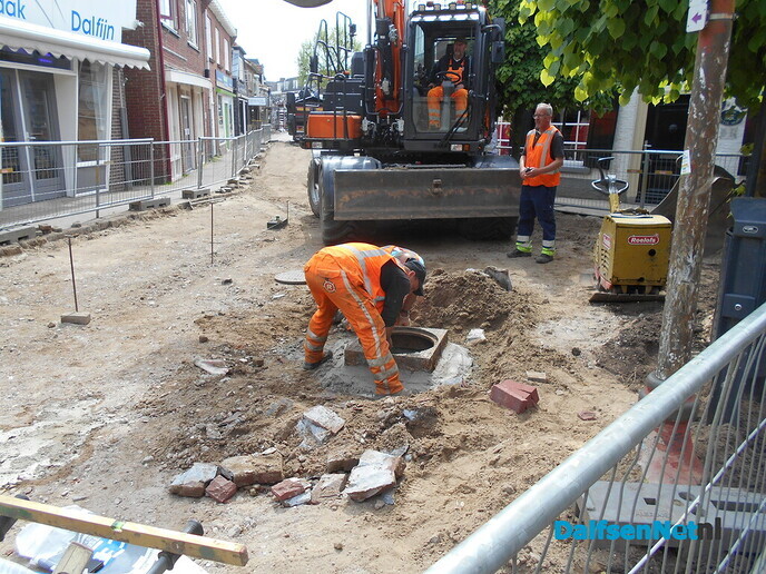 Voortgang werk aan de klimaatstraat