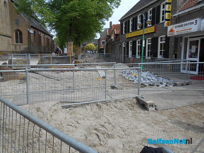 Voortgang werk aan de klimaatstraat