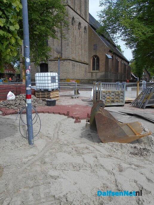 Voortgang werk aan de klimaatstraat