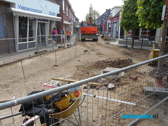 Voortgang werk aan de klimaatstraat