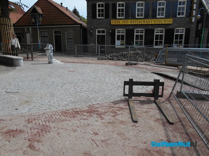 Voortgang werk aan de klimaatstraat
