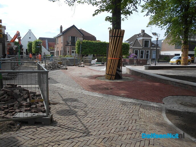 Voortgang werk aan de klimaatstraat