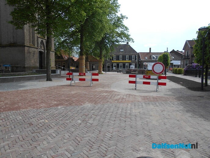 Voortgang werk aan de klimaatstraat