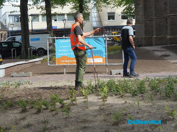 Voortgang werk aan de klimaatstraat