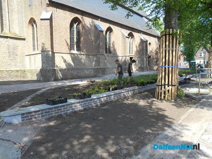 Voortgang werk aan de klimaatstraat