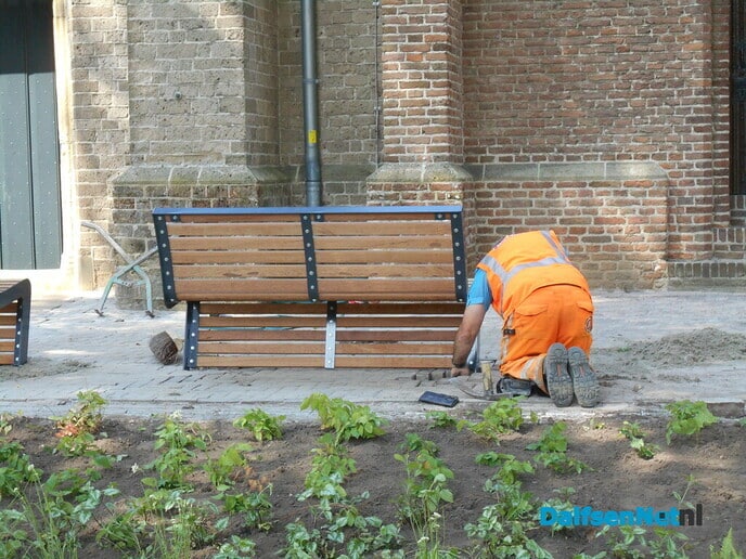 Voortgang werk aan de klimaatstraat