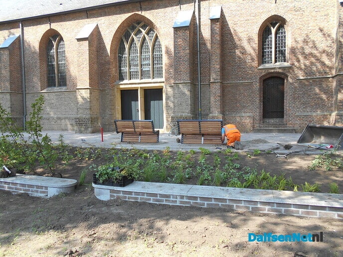 Voortgang werk aan de klimaatstraat