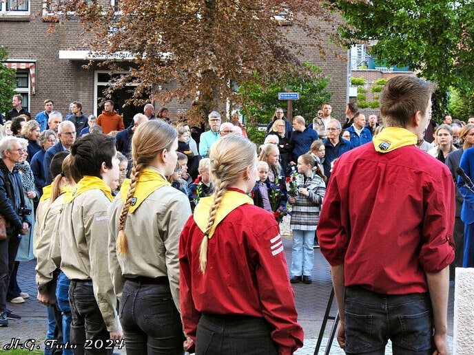 Herdenking 4 mei Nieuwleusen (foto)