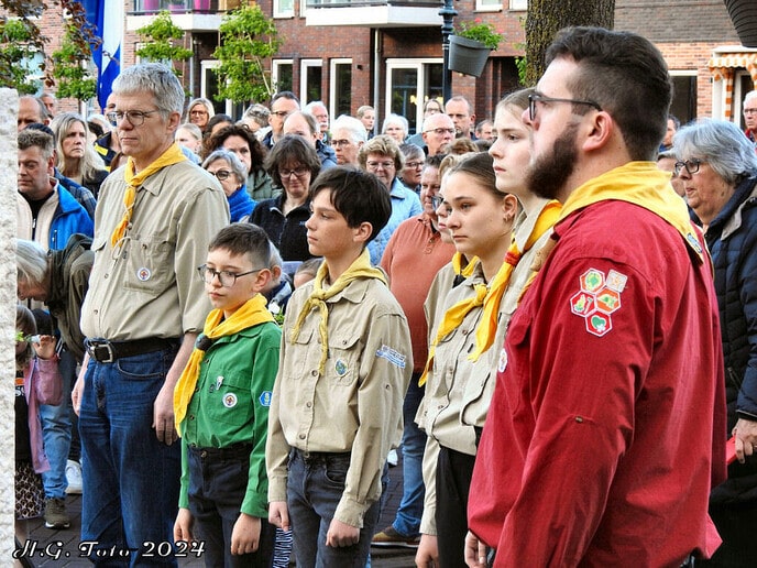 Herdenking 4 mei Nieuwleusen (foto)