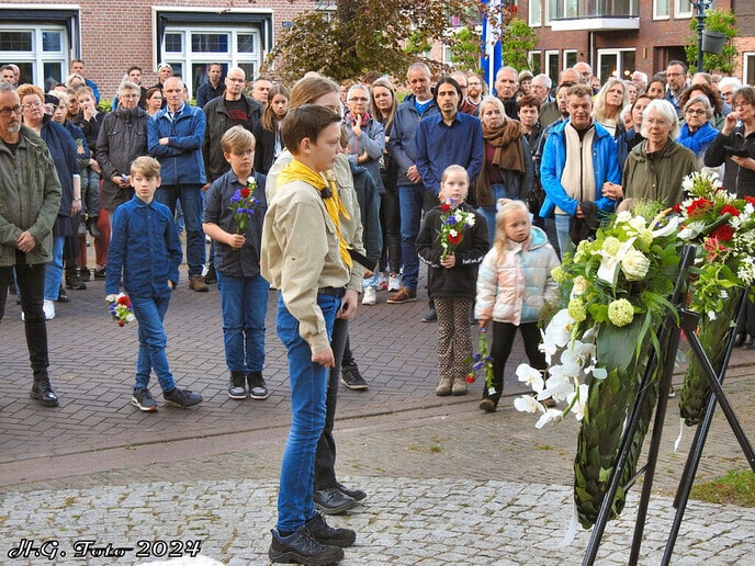 Herdenking 4 mei Nieuwleusen (foto)