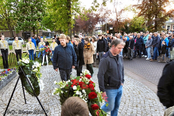 Herdenking 4 mei Nieuwleusen (foto)