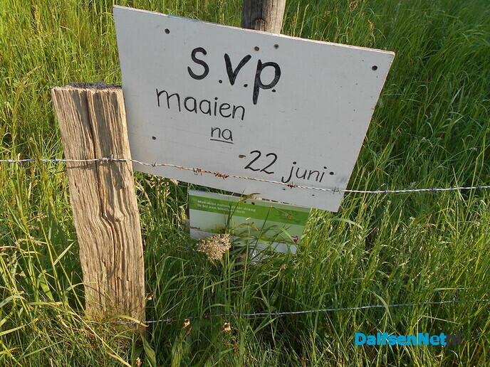 Wens van niet maaien niet gelukt