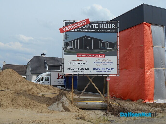 Veel bouwactiviteiten  op het industrieterrein