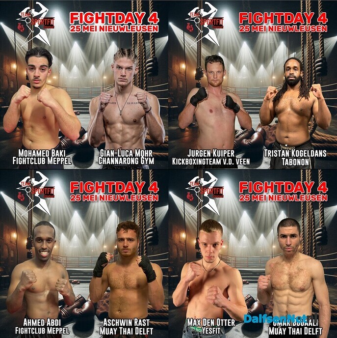 FightDay 4: Waar Strijders Samenkomen voor Glorie - Foto: Ingezonden foto