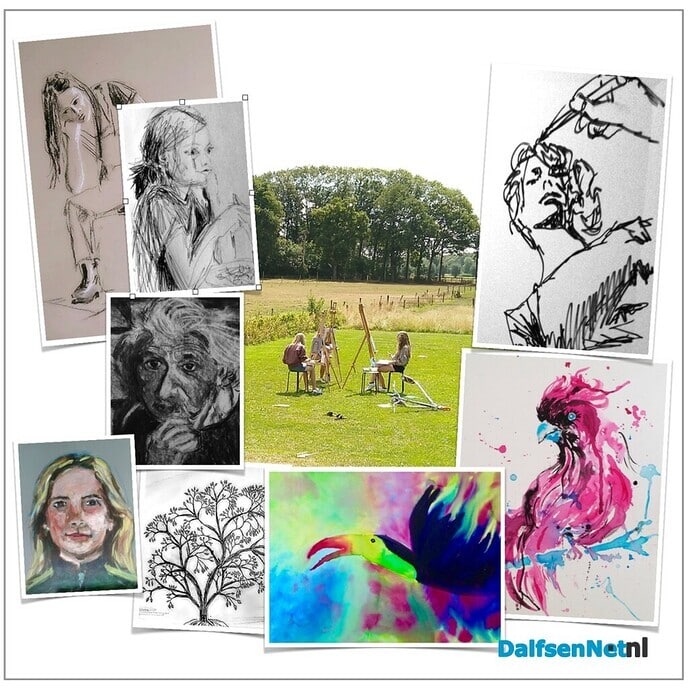 Tekenen en schilderen voor tieners - Foto: Ingezonden foto
