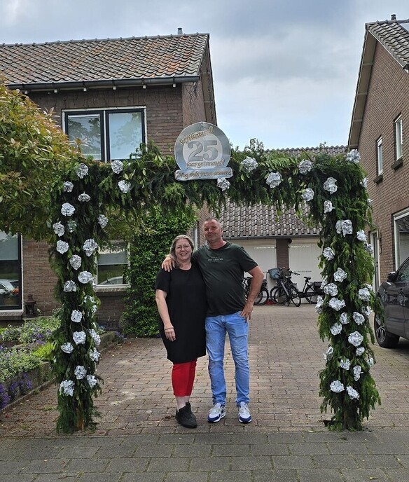 25 jarig huwelijk - Foto: Ingezonden foto