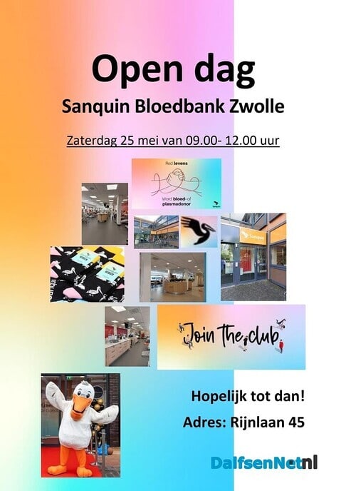 Open ochtend Sanquin Bloedvoorziening - Foto: Ingezonden foto