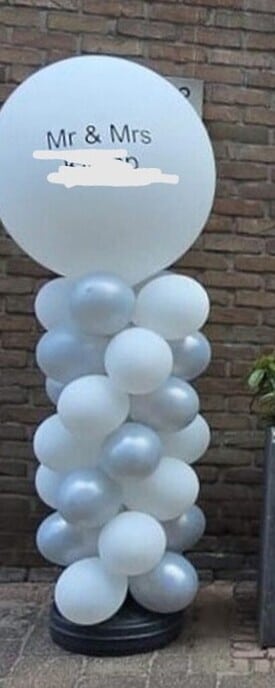 Onze buren zijn niet weggewaaid, maar de ballonnen - Foto: Ingezonden foto