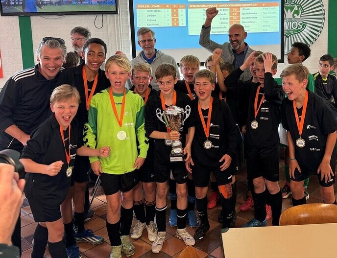 De Spiegel wint districtsfinale KNVB schoolvoetbal - Foto: Ingezonden foto